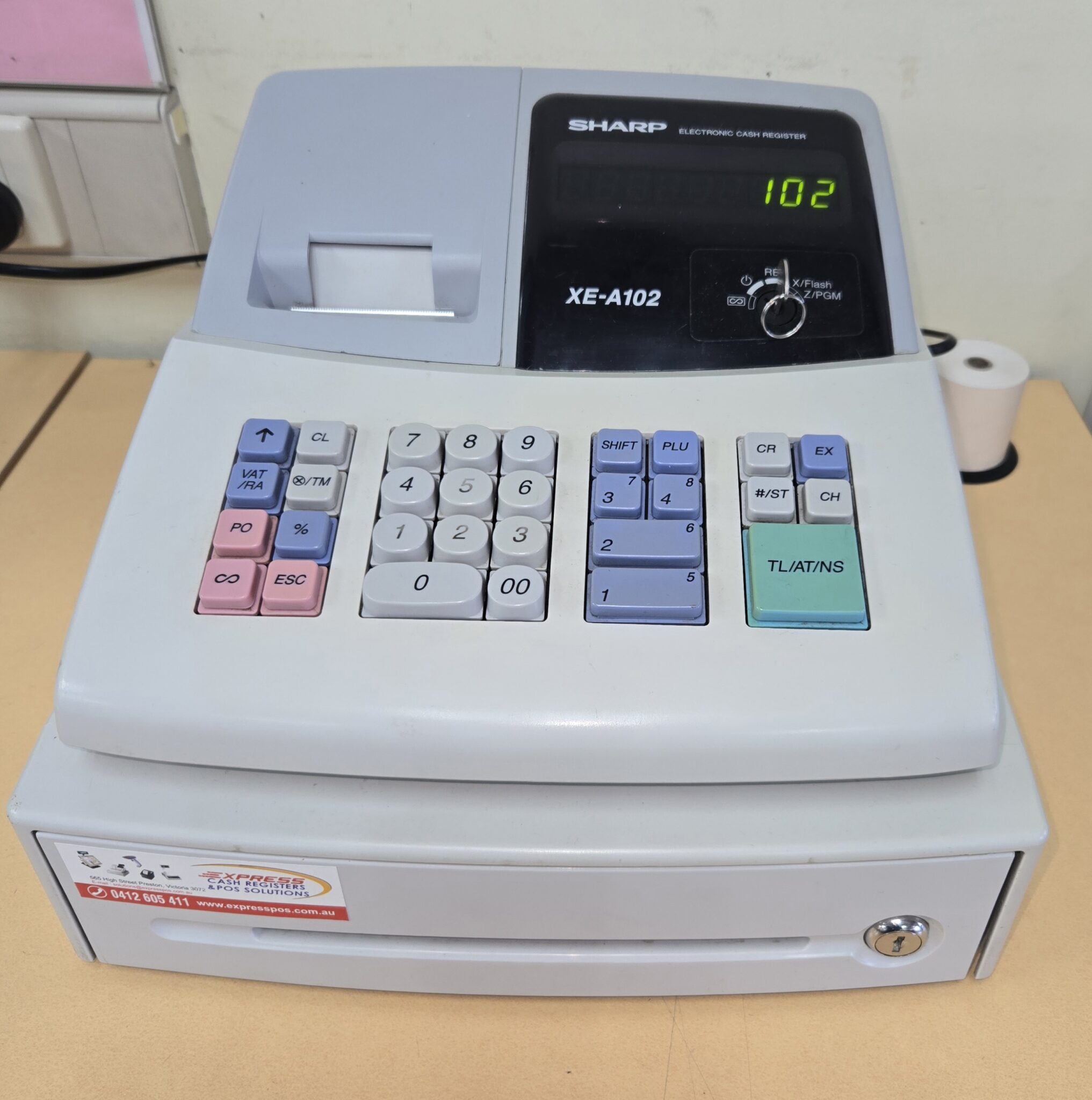Sharp XE-A102 Cash Register **(Used) Last one – POS equipment Store