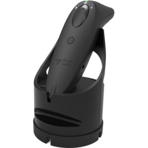 Socket S740 Bluetooth 2D black Barcode Scanner with black Charging Dock