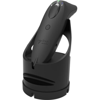 Socket S740 Bluetooth 2D black Barcode Scanner with black Charging Dock